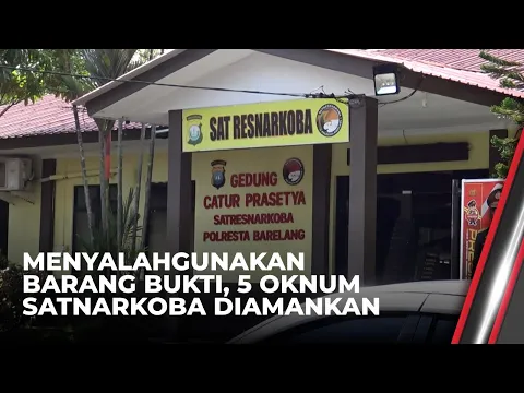 Total 15 Oknum Satnarkoba Barelang Terlibat Menyalahgunakan Barang Bukti Narkoba