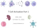 Download Lagu Immunology Fall 2022: Lecture 21 T Cell Activation 1