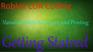 Roblox Scripting Tutorial - LUA Tutorial