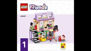 LEGO 42653 Instructions | Friends | Music Shop & Apartment | Book 1 | Heartlake City