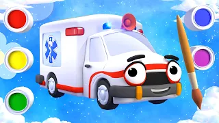 Wheels on the Ambulance 🚑 | Fun Vehicle Songs & Nursery Rhymes for Kids