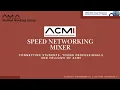 AMIA2024 ACMI Speed Networking Mixer Connecting Students Young Professionals Fellows of ACMI