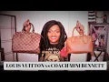 Louis Vuitton Classic Speedy 25 vs Coach Mini Bennett Satchel Comparison