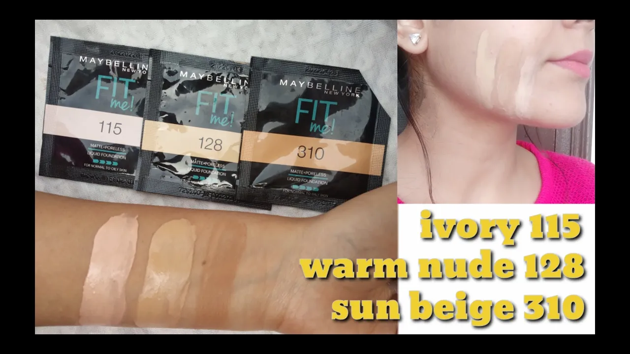 Best Maybelline Foundation for Medium Skin Tone | Maybelline Fitme vs Superstay