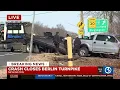 The southbound side of the Berlin Turnpike is shut down
