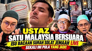 Ustaz Satu Malaysia Bersuara Isu Dato Aliff Syukri Bacaan Surah Solat Jemaah Live
