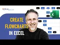 How to Create a Flowchart in Excel Including a Cross Functional Swimlane Flow Chart