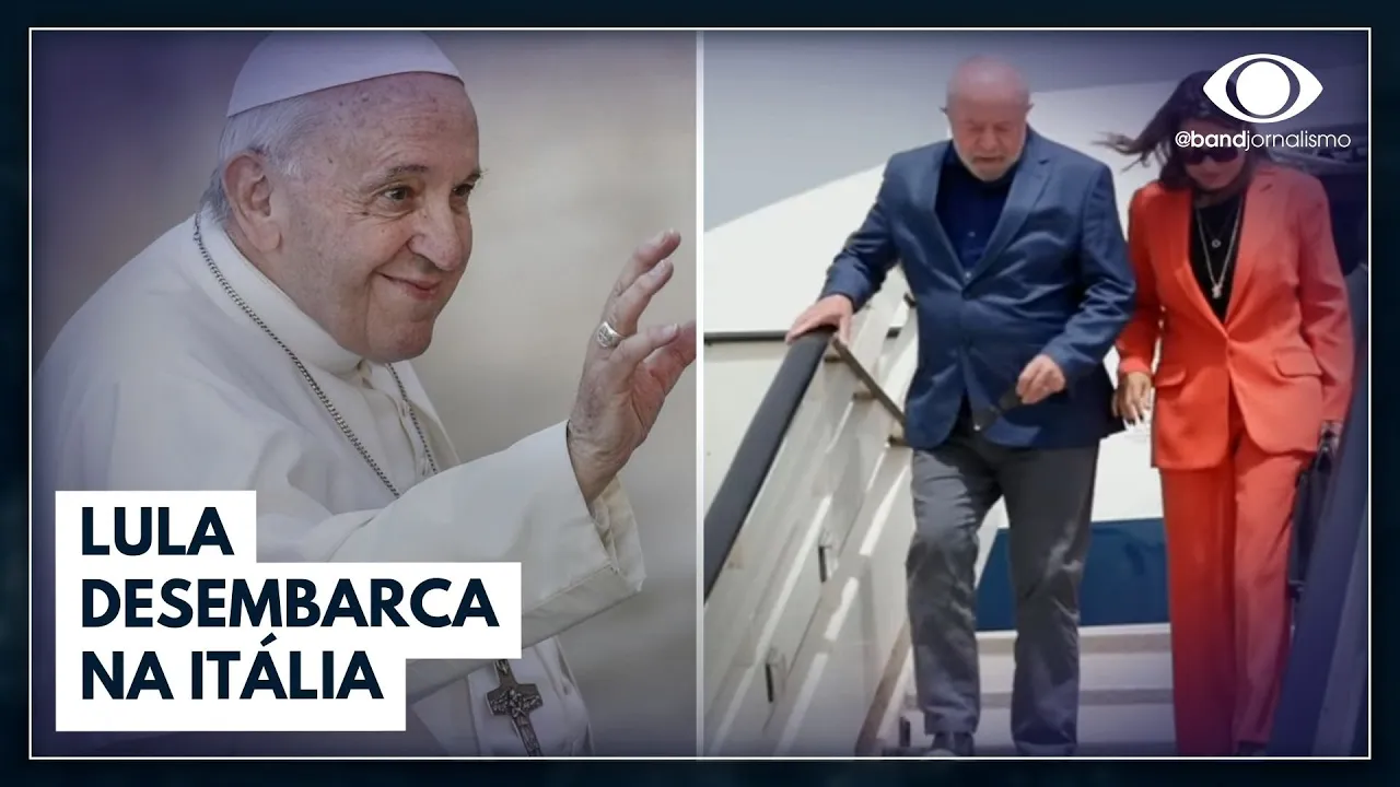 Lula na Itália: presidente se encontra com papa e premiê | Jornal da Noite
