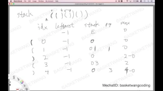 Leetcode 32 Longest Valid Parentheses