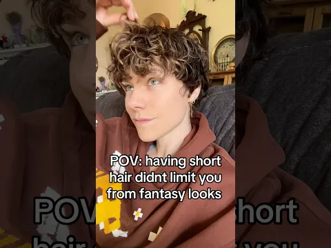 Short hair belongs in fantasy too #renfaire #dnd #fantasy