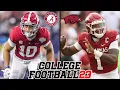 Alabama vs Arkansas - 2022 Week 5 Simulation NCAA 14 Revamped w Updated Rosters