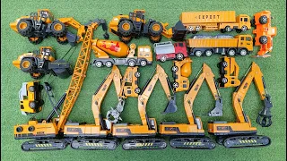 Bulldozer, Excavator, Compactor, Wheel Loader, Dump Truck, Forklift, Mobil Beko, Mobil Derek, eps 47
