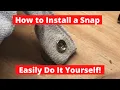 How to Install a Snap - Dritz Snap Fastener Kit