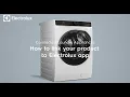 How to connect to the Electrolux App