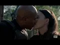 The Walking Dead 10x10 Father Gabriel kisses Rosita Season 10 episode 10 Stalker