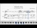 Ennio Morricone, Gabriel's oboe, The Mission, piano, oboe - sheet music, notes