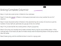 How to solve COMPLETE COLUMNAR cipher