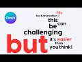Canva can design like After Effects Kinetic typography in canva