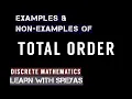 Totally Ordered Set Explained with Examples Total Order Relation