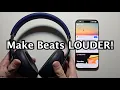 How to Make Beats Studio Pro Headphones LOUDER Fix Issue