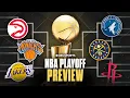 NBA Playoffs First Round Picks Predictions Rockets vs Lakers Hawks vs Knicks More