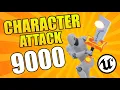 Unreal Engine 4 - Character Attack Tutorial Attack Move Combo Attacks included