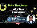 AVL Tree Operations Insertion Deletion Searching Tree Balancing Data Structures