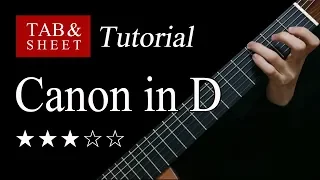 Download Canon in D - Guitar Lesson + TAB MP3