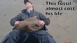 This fossil almost cost a life - retrieving a fossil during a storm
