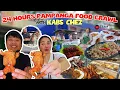 24 Hours Eating Only CARINDERIA \u0026 Street Food in PAMPANGA with @TeamCanlasTV  | Authentic Sisig
