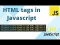 How to add Html tags in javascript in hindi Javascript tutorial for beginners - 3