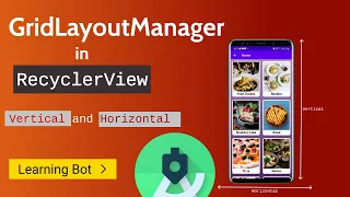 GridLayout Manager in RecyclerView - RecyclerView Tutorials