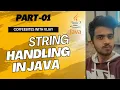 String Handling in JAVA PART 01