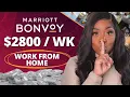 Marriott Is Hiring Remote WFH Jobs For 2025
