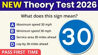 Theory Test 2025 UK | Latest Driving Theory Test Question | Pass First Time