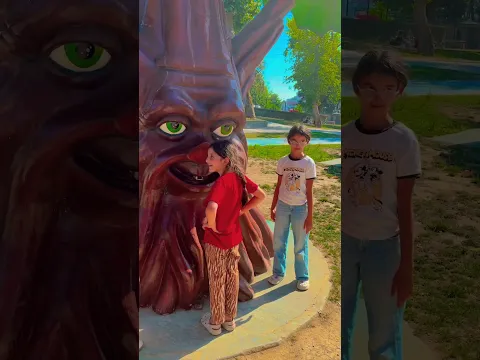 KONUŞAN AĞAÇTAN KORKTUK# #wow # #keşfet 🤣
