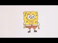 Lagu how to draw spoong bob step by step#easydraw#arthub460 #stepbystep #viralvideo #drawingguide