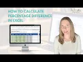 How to Calculate the Percentage Difference between 2 values