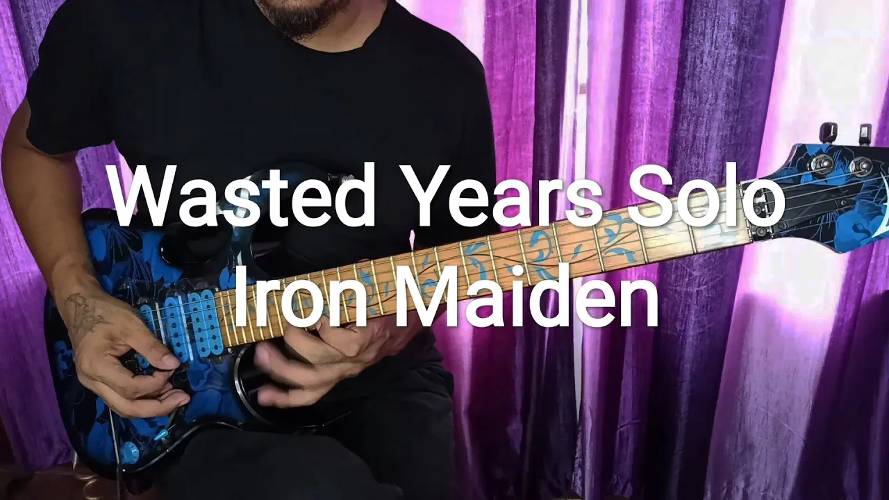 Iron Maiden Wasted Years Solo Iron Maiden Wasted Years Solo