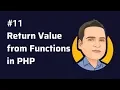 Return Value from Functions - how a function return value in php