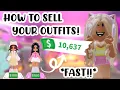 SELL OUTFITS 10X FASTER ON ADOPT ME WITH THESE TIPS