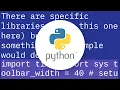 Python Progress Bar