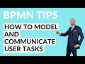 How to Model User Tasks using BPMN