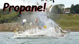 How not to hook  up propane on a sailboat. Quick tricks and tips from Al Mac