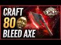 PoE 3 25 How to Craft Endgame BLEED AXE for LACERATE Gladiator Build - Path of Exile Guide