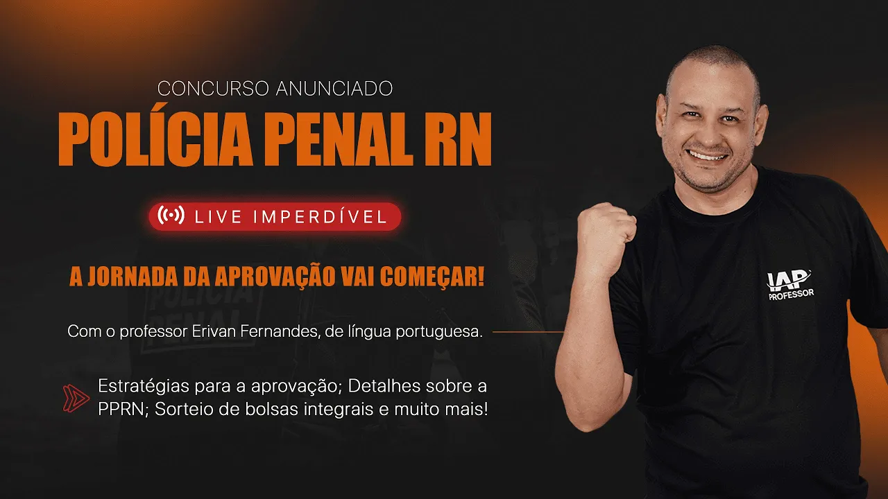Live - PPRN - Prof. Erivan Fernandes