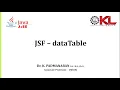 EP0016 JSF - dataTable