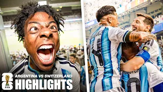 ishowspeed argentina vs switzerland highlights 2026 fifa world cup