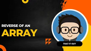 Reverse of an Arrays in java Multiple Approaches English Arrays