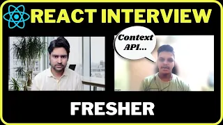 REACT Interview FRESHER - Interview Questions Mock